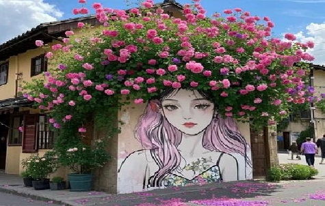 康定怎么设计网红打卡墙绘