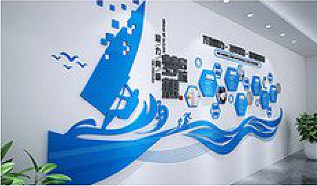 康定海浪主题文化墙如何设计？
