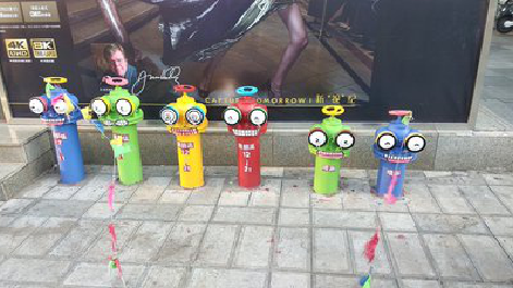 康定商业区彩绘