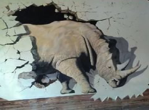 康定在墙绘中，如何绘制3D效果？