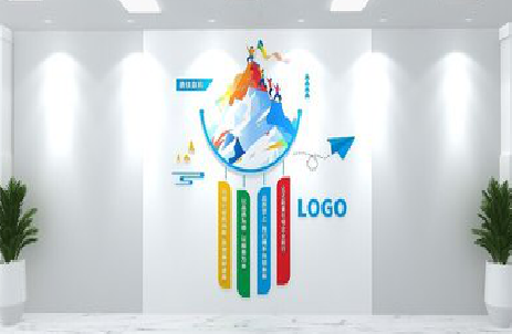 康定公司企业形象墙的工艺材料有哪些？